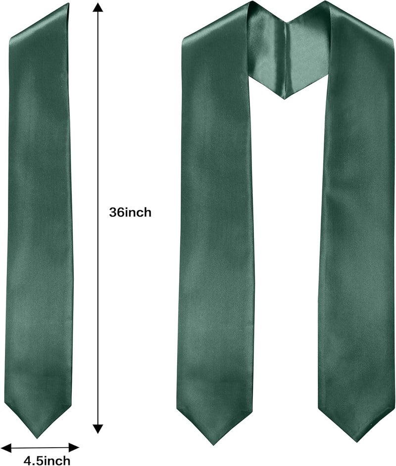 Misscom Unisex Adult Graduation Stole Shawl 72" Long for Academic Commencements Shawl - Image 2